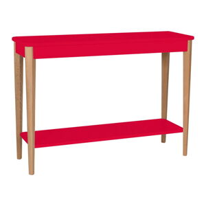 Červený konzolový stolík Ragaba Ashme, šírka 105 cm