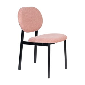 Svetlo ružová jedálenská stolička Spike - Zuiver
