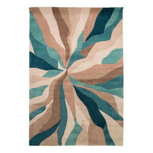 Tyrkysový koberec Flair Rugs Splinter, 80 x 150 cm