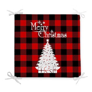 Vianočný sedák s prímesou bavlny Minimalist Cushion Covers Xmas Tree, 42 x 42 cm