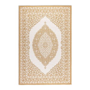 Okrovožltý/krémovobiely vonkajší koberec 200x290 cm Gemini – Elle Decoration
