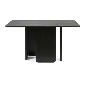 Čierny jedálenský stôl Teulat Arq, 137 x 137 cm
