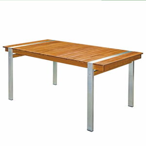 Záhradný jedálenský stôl z masívu akácie 100x220 cm Norah - LDK Garden