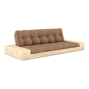 Hnedá rozkladacia pohovka 244 cm Base – Karup Design