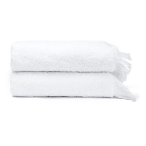 Súprava 2 bielych uterákov zo 100 % bavlny Bonami Selection, 50 × 90 cm