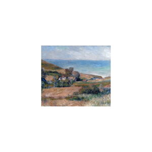 Reprodukcia obrazu Auguste Renoir - View of the Seacoast near Wargemont in Normandy, 70 x 60 cm