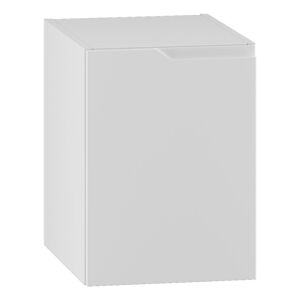 Biela nízka závesná kúpeľňová skrinka 40x46 cm Nicea – STOLKAR