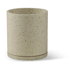 Biely kvetináč Bonami Selection Terrazzo, ø 34 cm