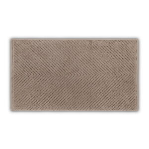 Hnedý bavlnený uterák 71x40 cm Chevron - Foutastic