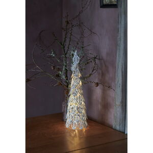 Svetelná LED dekorácia Sirius Kirstine Silver, výška 53,5 cm