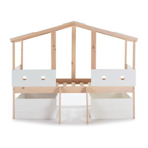 Biele šuplíky pod detskú posteľ 2 ks Compte - Marckeric