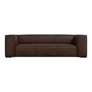 Tmavo hnedá kožená pohovka 227 cm Madame - Windsor & Co Sofas