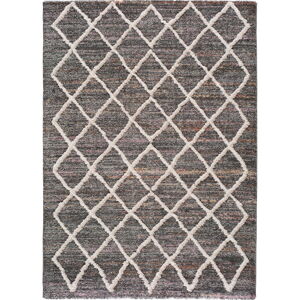 Sivý koberec Universal Farah Cross, 120 x 170 cm