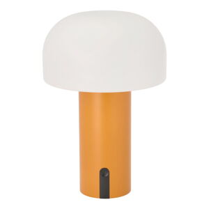 Biela/oranžová LED stolová lampa (výška  22,5 cm) Styles – Villa Collection