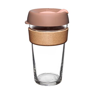 Ružový/hnedý cestovný hrnček 454 ml Brew Frappe L – KeepCup