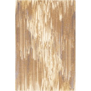 Béžový vlnený koberec 133x180 cm Nova – Agnella