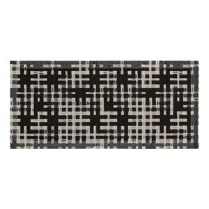 Čierny umývateľný behúň 55x240 cm Dama Nero – Floorita