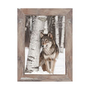 Hnedý rámik na fotografiu Styler Bergen Shabby, 34 x 44,5 cm