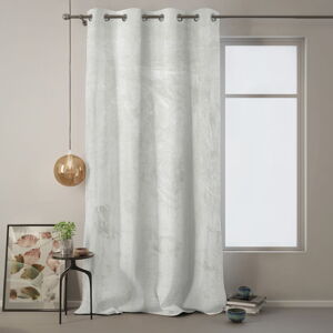Biely záves AmeliaHome Velvet, 140 x 270 cm