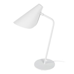 Biela stolová lampa SULION Lisboa, výška 45 cm