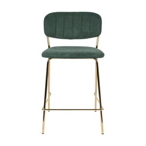 Tmavozelené barové stoličky v súprave 2 ks 89 cm Jolien – White Label