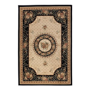 Čierny/béžový koberec 160x235 cm Herat – Nouristan