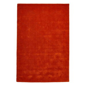Terakotovočervený vlnený koberec Think Rugs Kasbah, 120 x 170 cm
