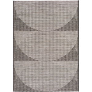 Sivý vonkajší koberec Universal Biorn, 77 x 150 cm