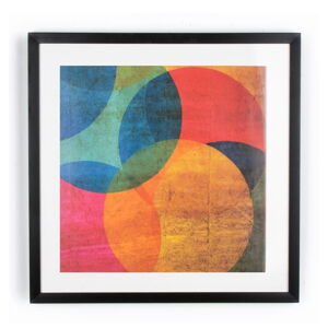 Obraz Graham & Brown Neon Circle, 50 × 50 cm