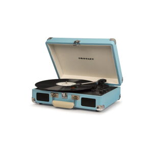 Svetlomodrý gramofón Crosley Cruiser Plus