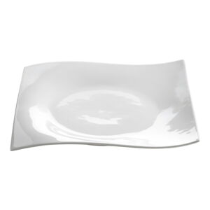 Biely porcelánový tanier Maxwell & Williams Motion, 27,5 x 27,5 cm