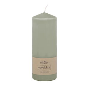 Tyrkysovomodrá sviečka Eco candles by Ego dekor Top, doba horenia 50 h