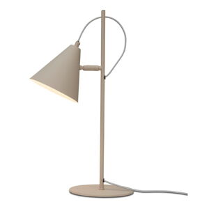 Béžová stolová lampa s kovovým tienidlom (výška  50,5 cm) Lisbon – it's about RoMi