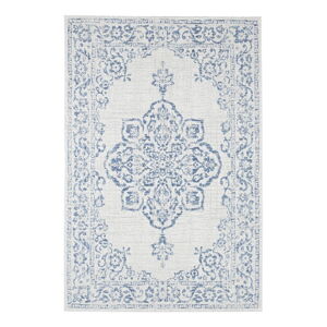 Modro-krémový vonkajší koberec NORTHRUGS Tilos, 200 x 290 cm
