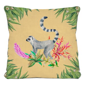 Vankúš Madre Selva Lemur, 45 x 45 cm