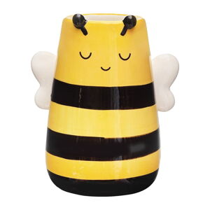 Žltá váza z dolomitu (výška  10,5 cm) Bee – Sass & Belle