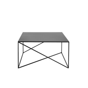 Čierny konferenčný stolík Custom Form Memo, 80 x 80 cm