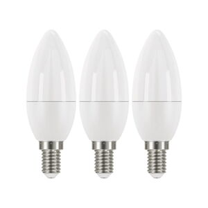 Súprava 3 LED žiaroviek EMOS Classic Candle Warm White, 5W E14
