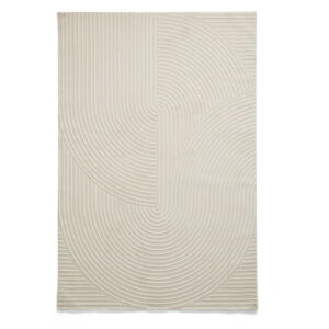 Krémovobiely prateľný koberec z recyklovaných vlákien 160x230 cm Flores – Think Rugs