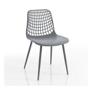 Sivé jedálenské stoličky v súprave 2 ks Nairobi – Tomasucci