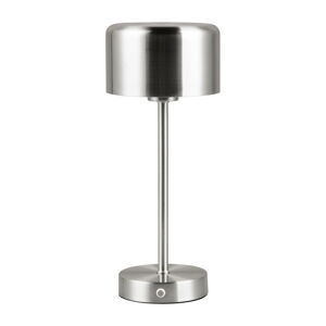 LED stolová lampa so stmievačom v striebornej farbe (výška  30 cm) Jeff – Trio