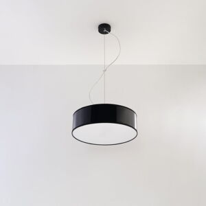 Čierne závesné svietidlo ø 35 cm Atis – Nice Lamps