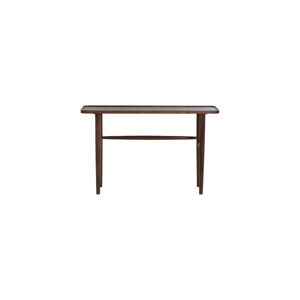 Hnedý konzolový stolík z masívu akácie 30x120 cm Qiano – Light & Living