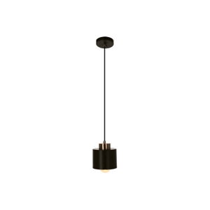 Čierne kovové závesné svietidlo ø 12 cm Olena - Candellux Lighting