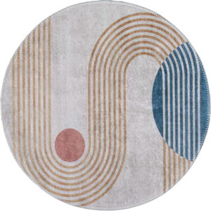 Umývateľný okrúhly koberec ø 120 cm Yuvarlak – Vitaus
