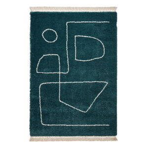 Smaragdovozelený koberec Think Rugs Boho, 120 x 170 cm