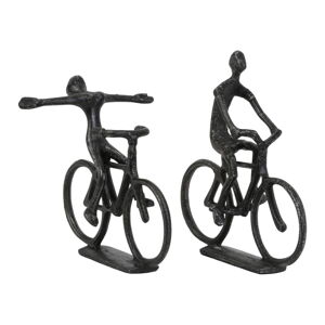 Kovové sošky v súprave 2 ks Cyclists - Light & Living