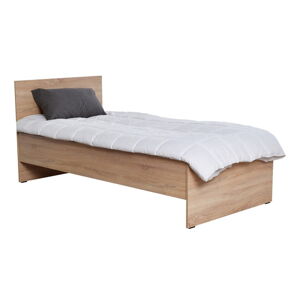 V prírodnej farbe jednolôžková posteľ 90x190 cm KRY – Kalune Design