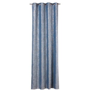 Modrý záves 140x260 cm Lhasa – Mendola Fabrics