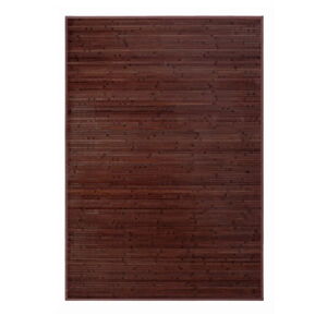 Tmavohnedý bambusový koberec 140x200 cm – Casa Selección